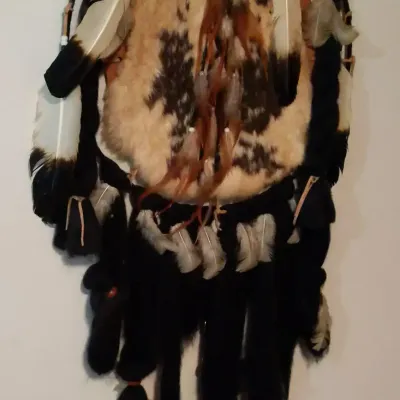 Decorative Dream Catcher with Horse & Feather Design