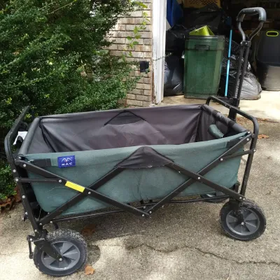 MAC Sports Foldable Utility Wagon with Table & Cup Holders