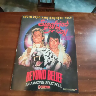 Siegfried & Roy “Beyond Belief” Souvenir Program