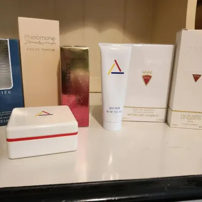Vintage Designer Fragrance & Body Care Lot – Perfume, Lotion & Dusting Powder
