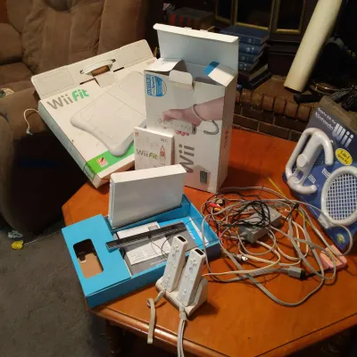 Nintendo Wii & Wii Fit Gaming Bundle with Accessories
