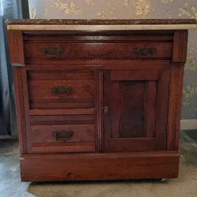 Cabinet (Washstand?) on Casters