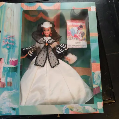 1994 Barbie as Scarlett O’Hara - Black & White Dress (2 of 2)