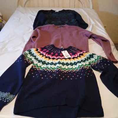 Three Vintage Sweaters – Polo Ralph Lauren & Colorful Knit Designs