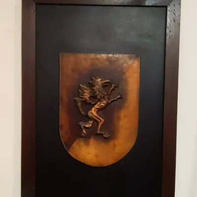 Framed Dimensional Rearing Horse Wall Art
