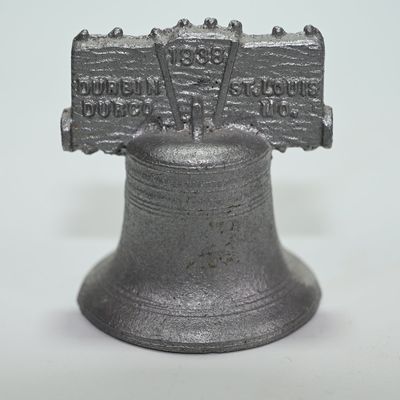 Sale Photo Thumbnail #161: Durbin Durco St Louis Liberty Bell Advertising Paperweight
