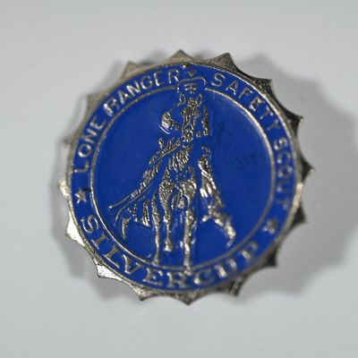 Sale Photo Thumbnail #264: Lone Ranger Safety Scout - Silvercup Bread Pin
