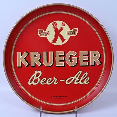 Sale Photo Thumbnail #90: G. Krueger Brewing Co Newark NJ Beer Tray