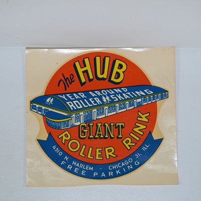 Sale Photo Thumbnail #37: HUB Giant Roller Rink Water Dip Decal - Chicago Illinois