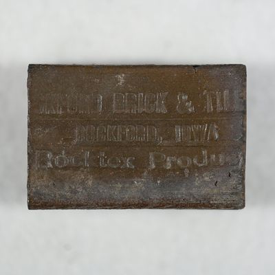 Sale Photo Thumbnail #185: Rockford Brick & Tile Salesman Sample Extruded Brick