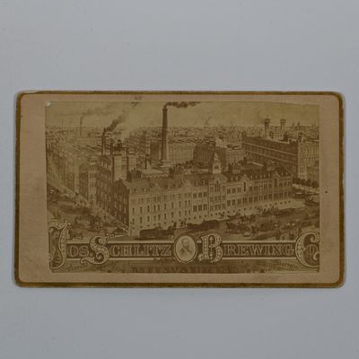 Sale Photo Thumbnail #99: Jos. Schlitz Brewing Co Factory Albumen CDV Carte de Visite