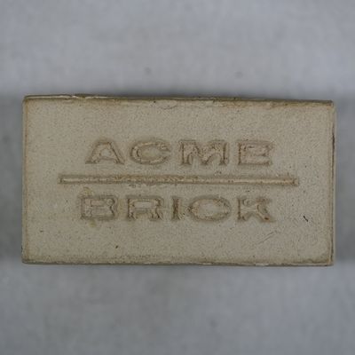 Sale Photo Thumbnail #140: Acme Brick Advertising Paperweight - White Brick