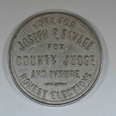 Sale Photo Thumbnail #325: George P Savage County Judge - George Harding County Treasurer