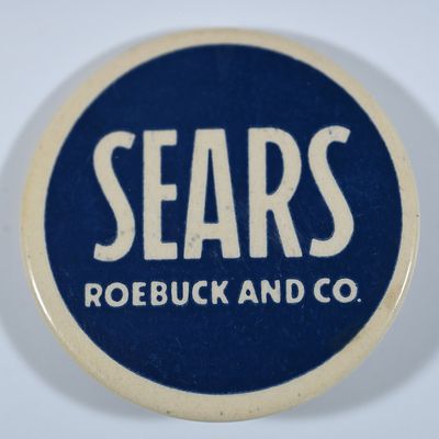Sale Photo Thumbnail #293: Sears Roebuck and Co Celluloid Pin