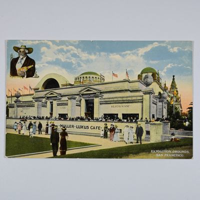 Sale Photo Thumbnail #89: Fred Krug Brewing Postcard for The 1915 PIE Exposition