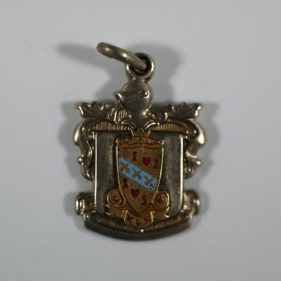 Sale Photo Thumbnail #221: Charm with K L K Beneath Shield Pin