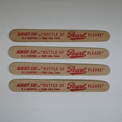 Sale Photo Thumbnail #113: Pearl Beer Nail File - Lot of 4