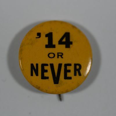 Sale Photo Thumbnail #238: 14 or Never Pin Pinback