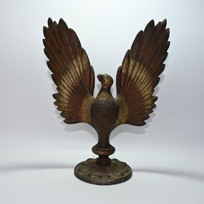 Sale Photo Thumbnail #318: Cast Iron Eagle - may be flag holder