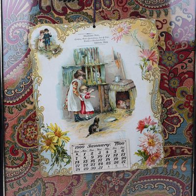 Sale Photo Thumbnail #46: Mannheimer Bros Hillsdale Michigan 1900 Calendar