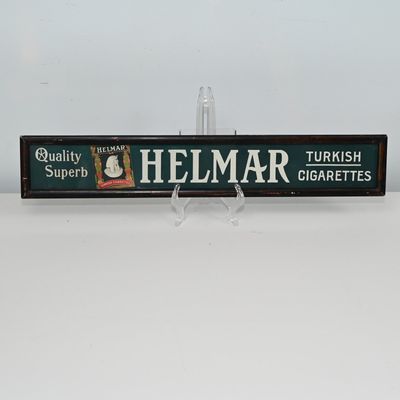 Sale Photo Thumbnail #34: Helmar Turkish Cigarettes Framed Cardboard Sign