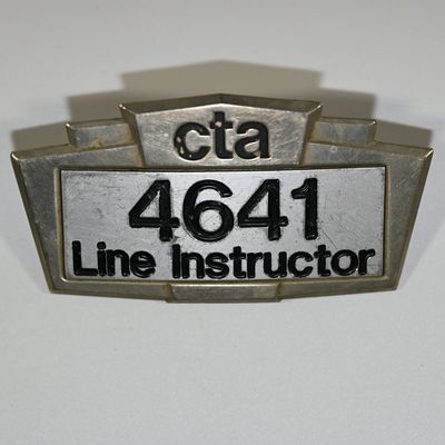 Sale Photo Thumbnail #229: CTA - Chicago Transit Aucthority Line Instructor Badge