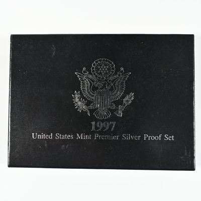 Sale Photo Thumbnail #5: US Mint Premier Silver Proof Set 1997