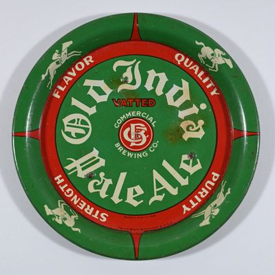 Sale Photo Thumbnail #82: Commercial Brewing Co Boston MA Horse Racing Tip Tray