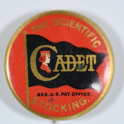 Sale Photo Thumbnail #218: Cadet Scientific Stocking - Whitehead & Hoag  - Celluloid Pin