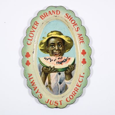 Sale Photo Thumbnail #21: Clover Brand Shoes Black Americana Tip Tray Advertising