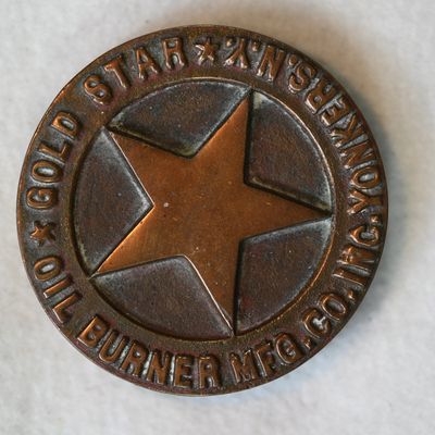 Sale Photo Thumbnail #165: Gold Star Oil Burner Mfg Co Paperweight
