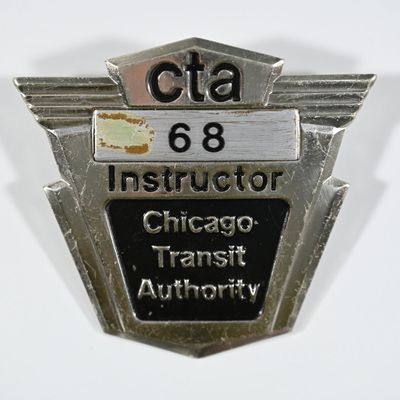 Sale Photo Thumbnail #231: CTA - Chicago Transit Authority Instructor Badge