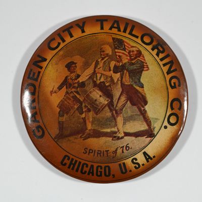 Sale Photo Thumbnail #32: Garden City Tailoring Co Chicago Pocket Mirror