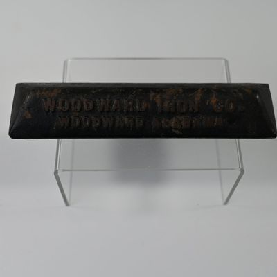 Sale Photo Thumbnail #201: Woodward Iron Co Ingot Paperweight