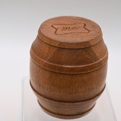 Sale Photo Thumbnail #107: Miller Brewing Company Miniature Wood Keg Paperweight