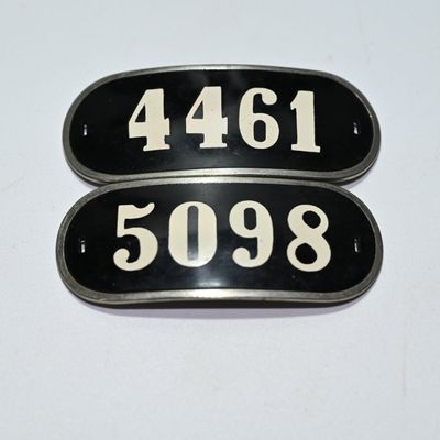 Sale Photo Thumbnail #250: Hat Badge Number - Lot of 2