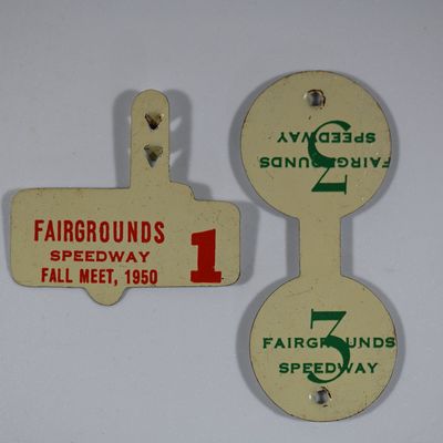 Sale Photo Thumbnail #234: Fairgrounds Speedway Pins - Lot of 2