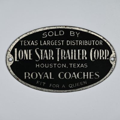 Sale Photo Thumbnail #43: Lone Star Trailer Corp - Royal Coaches Dealer Plate