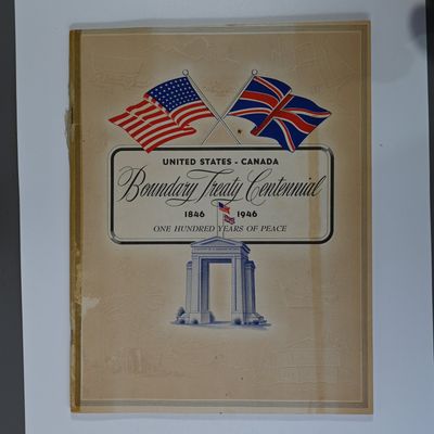 Sale Photo Thumbnail #352: United States - Canada Boundry Treaty Centennial 1846 - 1946