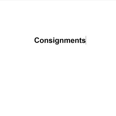 Sale Photo Thumbnail #11: CONSIGNMENTS
