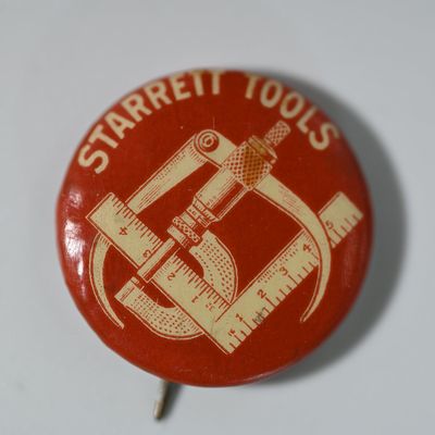 Sale Photo Thumbnail #297: Starrett Tools Pinback