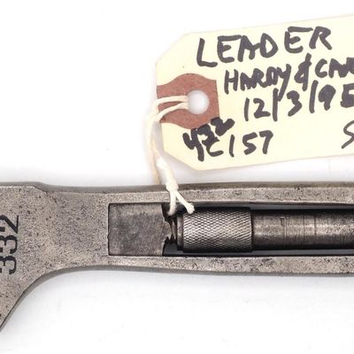 Sale Photo Thumbnail #432: 5''L "The Leader Dec 3 1895"