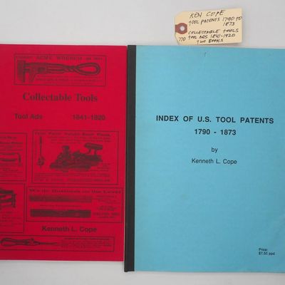 Sale Photo Thumbnail #769: Tool Patents & Collectable Tool Ads books