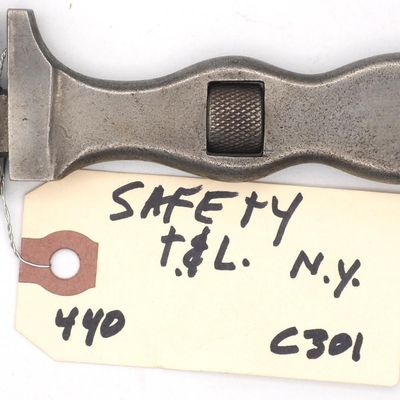 Sale Photo Thumbnail #440: "Safety T&L NY" bicycle wrench