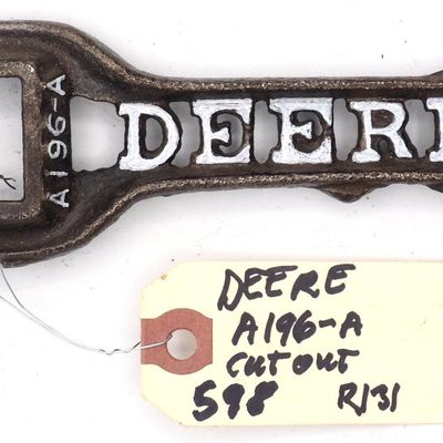 Sale Photo Thumbnail #598: 8''L "Deere" cut-out wrench