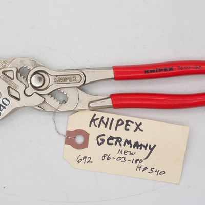 Sale Photo Thumbnail #691: 7.5''L "Knipex" quick adjust pliers