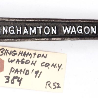 Sale Photo Thumbnail #384: 8.75''L "Binghamton Wagon Co NY"