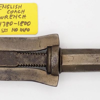 Sale Photo Thumbnail #533: 14''L English coach wrench