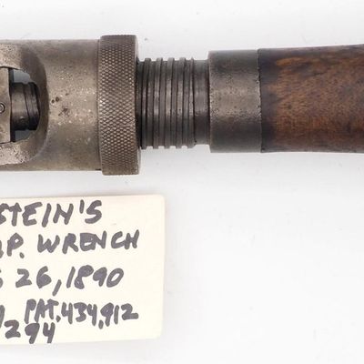 Sale Photo Thumbnail #294: 10''L "Bornsteins Imp. Wrench Pat. Aug 26, 1890"
