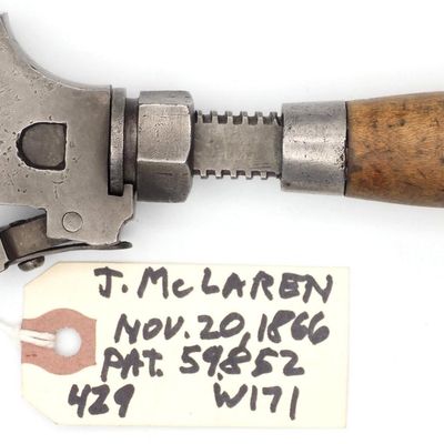 Sale Photo Thumbnail #429: 6''L J. McLaren 11/20/66 Pat 59,852, RARE